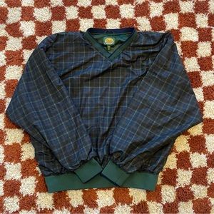 Cabela’s Green Plaid Vintage Windbreaker XL